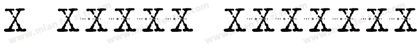 X Kaveh Regular字体转换